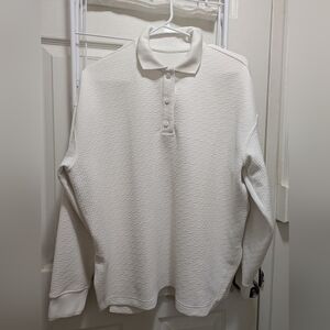 Lululemon Textured Long-Sleeve Polo Shirt
